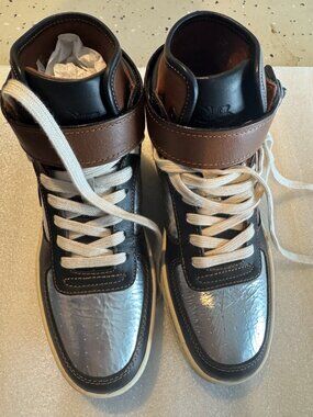 COACH NASA Space C210 Leather High-Top Sneakers – Men’s US 7 – New in Box